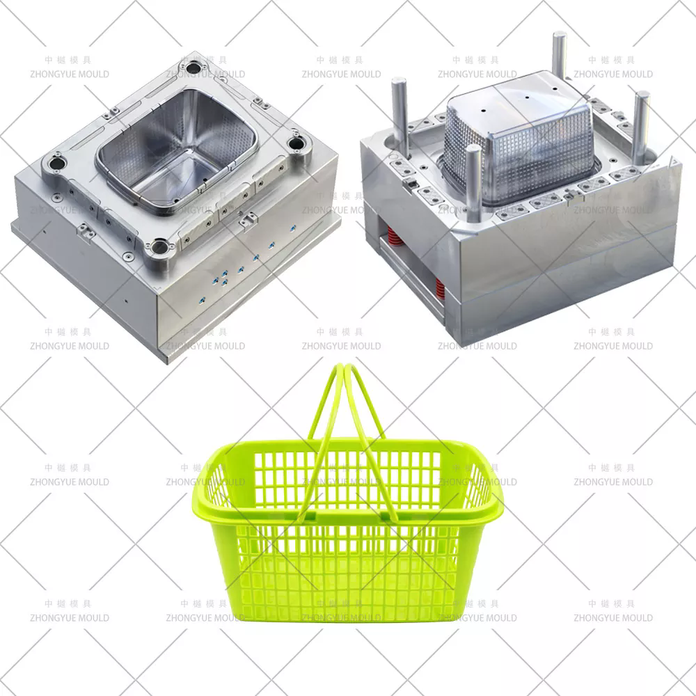 In che modo uno stampo per cestelli in plastica migliora l'efficienza della produzione e la qualità del prodotto?