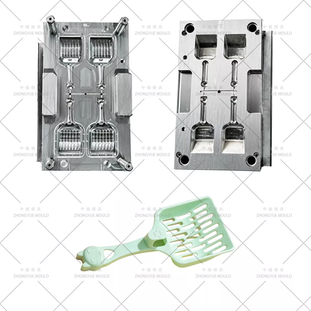 Stampo per paletta per lettiera in plastica