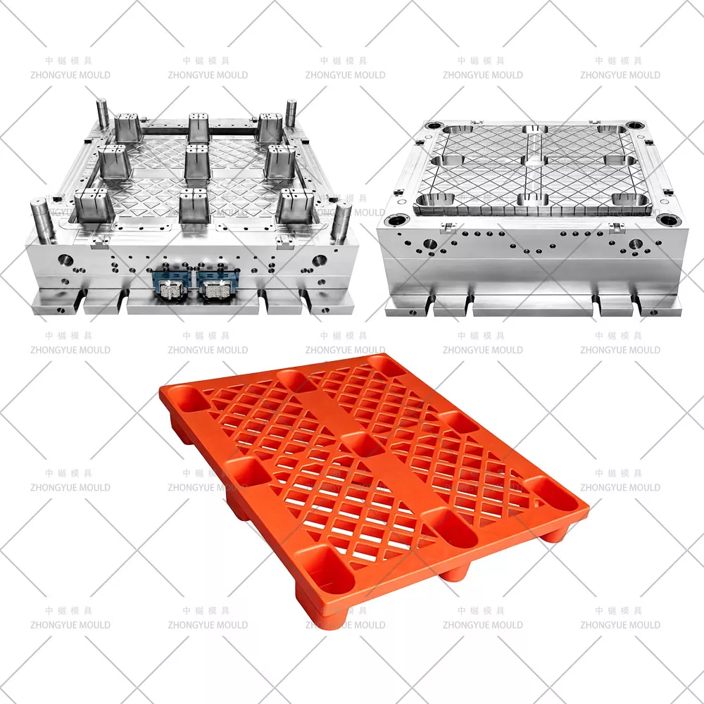 Stampo per pallet in plastica annidabile