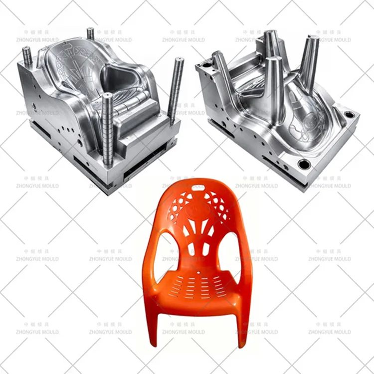 Stampo per poltrona da giardino in plastica