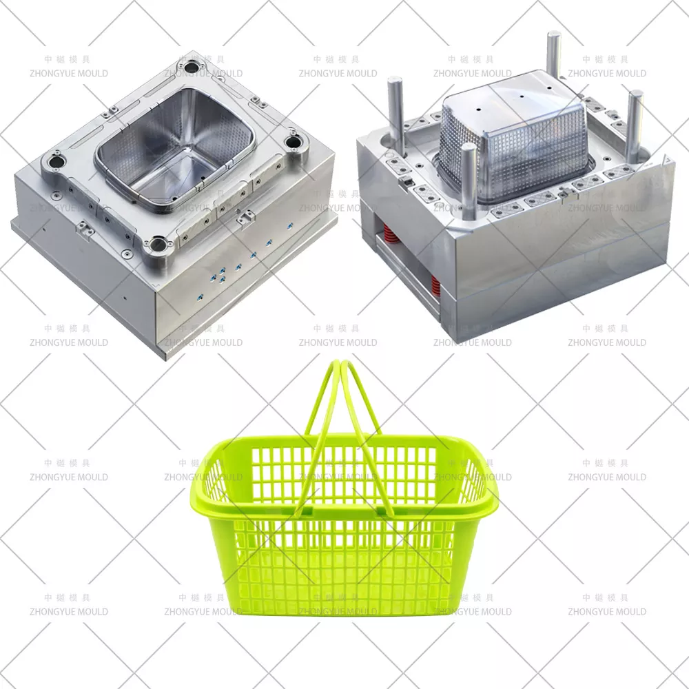 Stampo per cestino di verdure in plastica